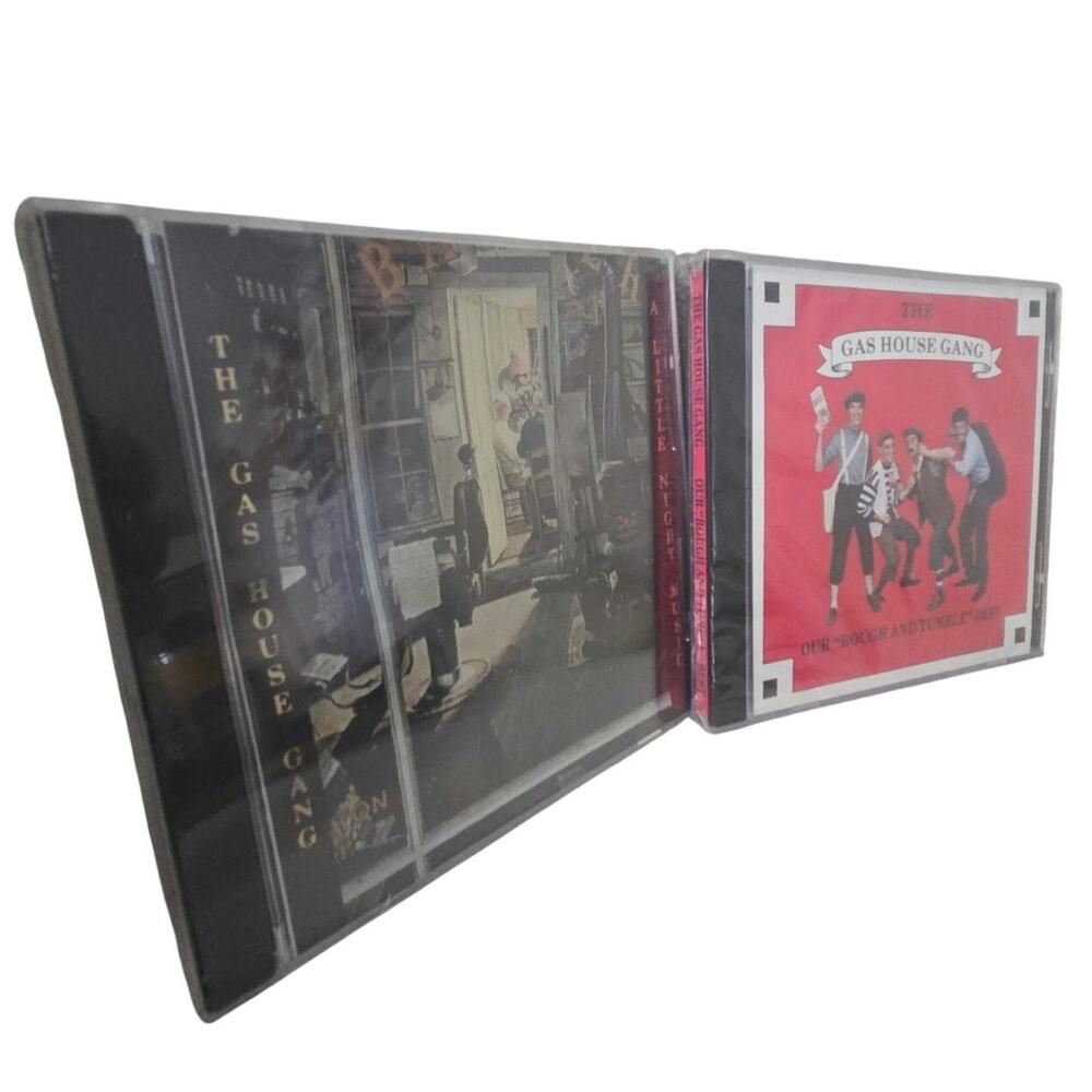 Lot 2 NEW CD The Gas House Gang: Our Rough And Tumble Best Night Music